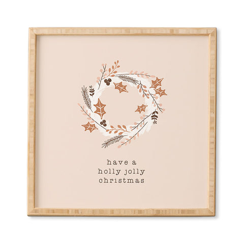 Orara Studio Have A Holly Jolly Christmas Framed Wall Art
