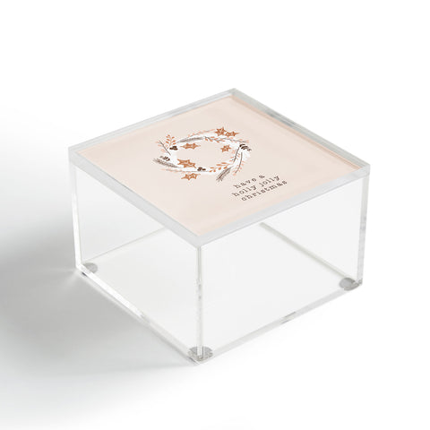 Orara Studio Have A Holly Jolly Christmas Acrylic Box
