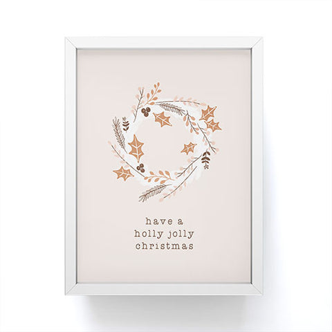 Orara Studio Have A Holly Jolly Christmas Framed Mini Art Print