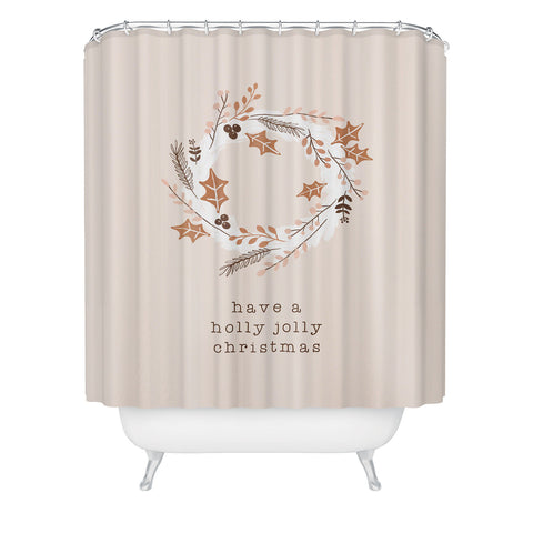 Orara Studio Have A Holly Jolly Christmas Shower Curtain