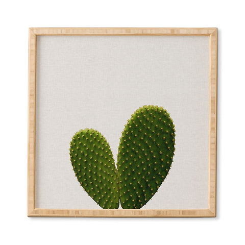 Orara Studio Heart Cactus Framed Wall Art