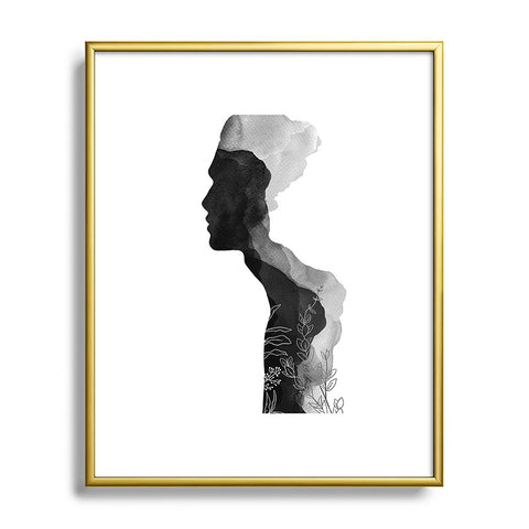Orara Studio Him Metal Framed Art Print