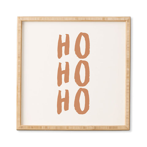 Orara Studio Ho Ho Ho Quote Framed Wall Art