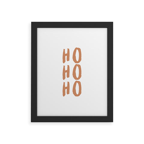 Orara Studio Ho Ho Ho Quote Framed Art Print