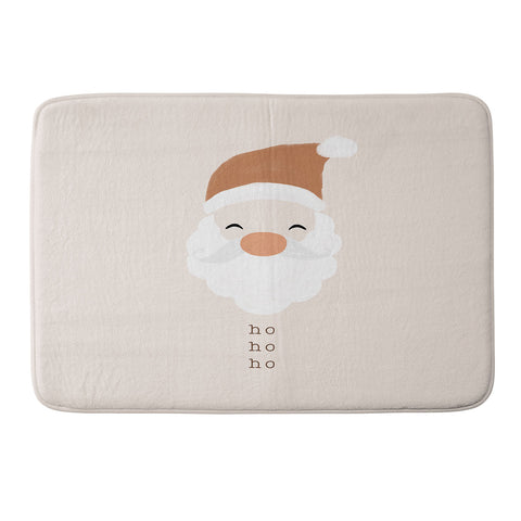 Orara Studio Ho Ho Ho Santa Memory Foam Bath Mat