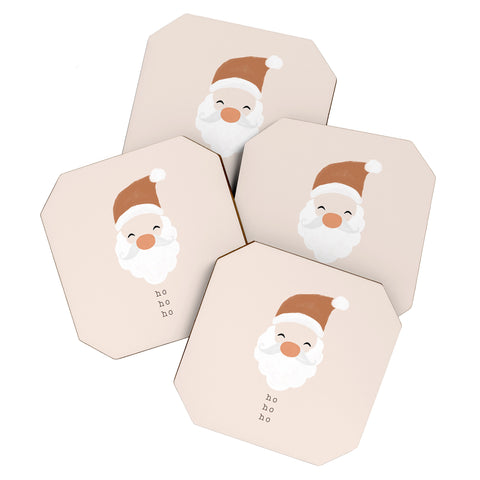 Orara Studio Ho Ho Ho Santa Coaster Set