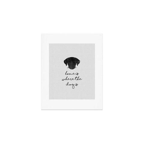 Orara Studio Home Is Where The Dog Is Art Print