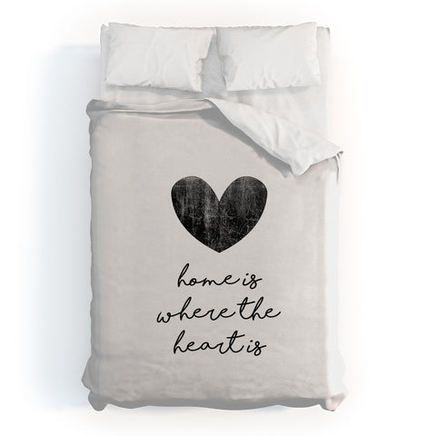 Orara Studio Home Is Where The Heart Is Duvet Cover