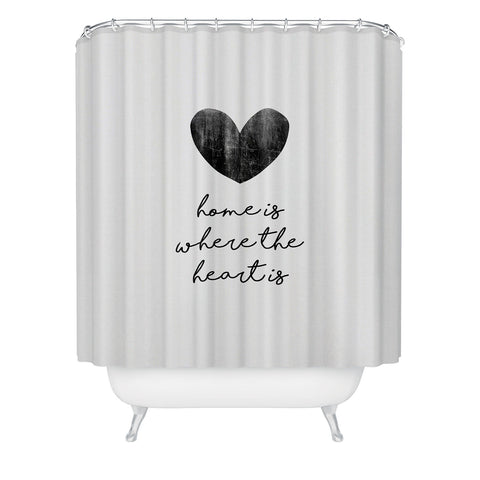 Orara Studio Home Is Where The Heart Is Shower Curtain