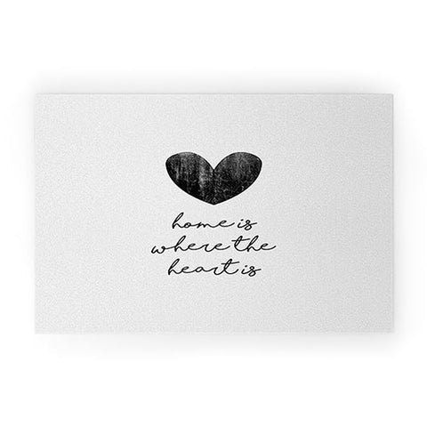 Orara Studio Home Is Where The Heart Is Welcome Mat