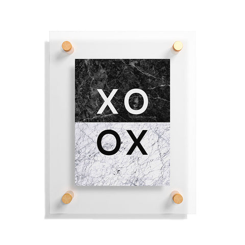 Orara Studio Hugs And Kisses Quote Floating Acrylic Print