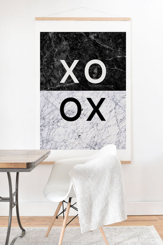 Orara Studio Hugs And Kisses Quote Art Print And Hanger