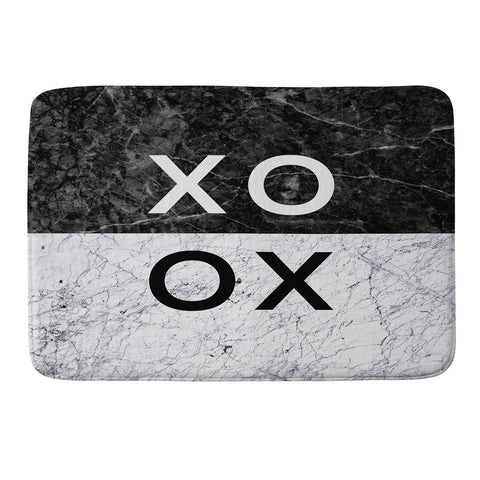 Orara Studio Hugs And Kisses Quote Memory Foam Bath Mat