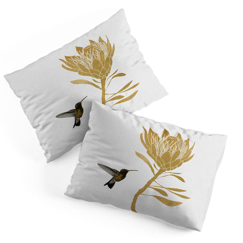 Orara Studio Hummingbird and Flower I Pillow Shams
