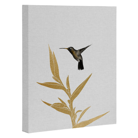 Orara Studio Hummingbird and Flower II Art Canvas