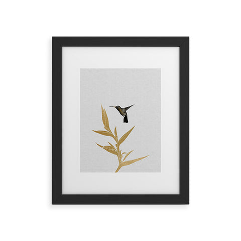 Orara Studio Hummingbird and Flower II Framed Art Print