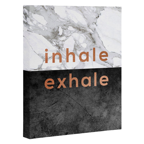 Orara Studio Inhale Exhale Quote Art Canvas