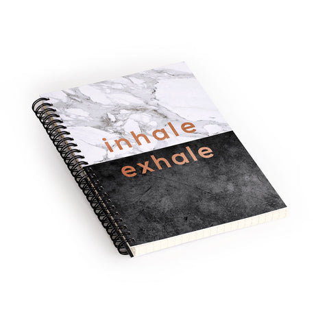 Orara Studio Inhale Exhale Quote Spiral Notebook