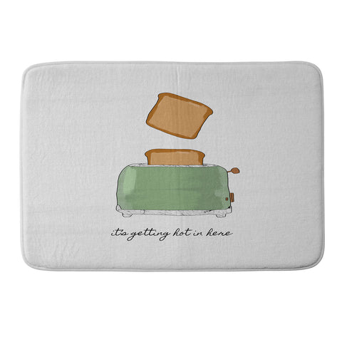 Orara Studio It Is Getting Hot In Here Memory Foam Bath Mat