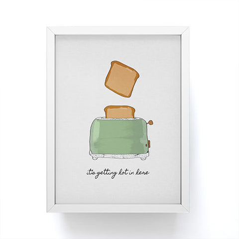 Orara Studio It Is Getting Hot In Here Framed Mini Art Print