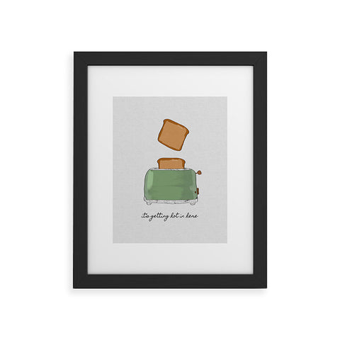 Orara Studio It Is Getting Hot In Here Framed Art Print