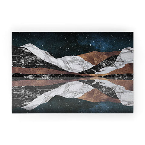 Orara Studio Landscape Mountains Welcome Mat