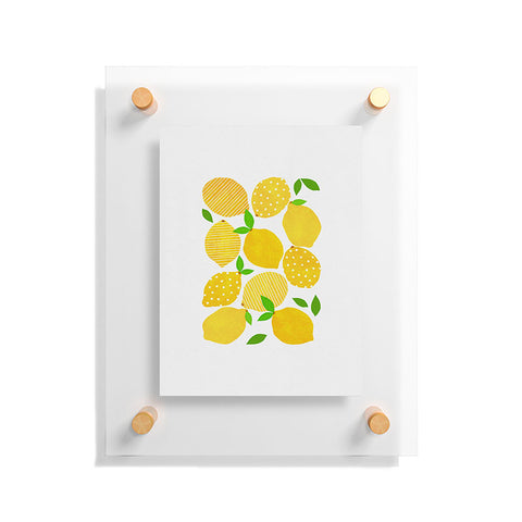 Orara Studio Lemon Crowd Floating Acrylic Print