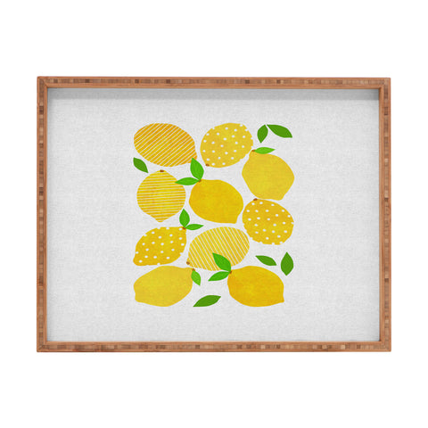 Orara Studio Lemon Crowd Rectangular Tray