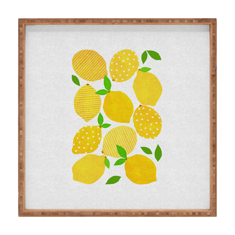 Orara Studio Lemon Crowd Square Tray