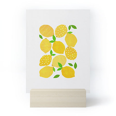 Orara Studio Lemon Crowd Mini Art Print