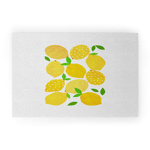 Orara Studio Lemon Crowd Welcome Mat