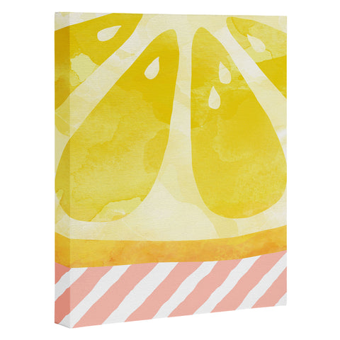 Orara Studio Lemon Fruit Painting Art Canvas