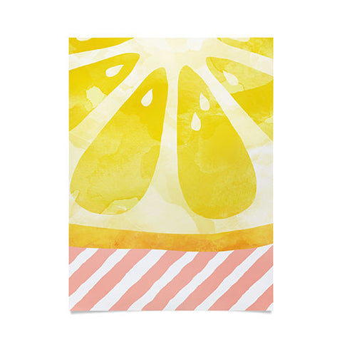 Orara Studio Lemon Fruit Painting Poster