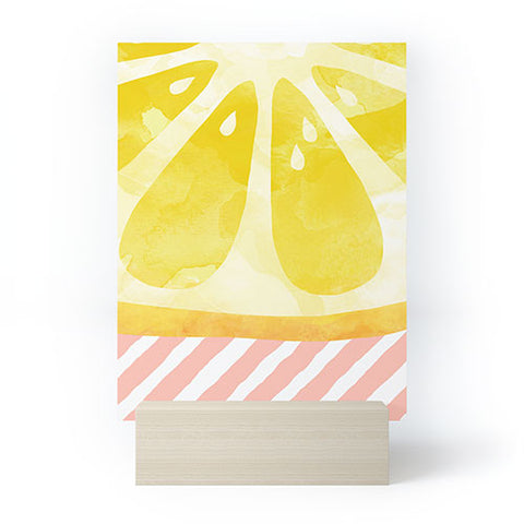 Orara Studio Lemon Fruit Painting Mini Art Print