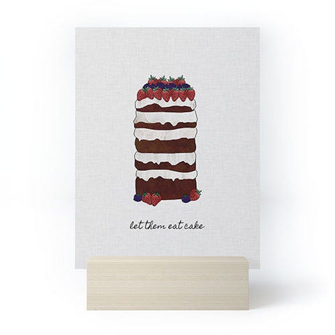 Orara Studio Let Them Eat Cake Mini Art Print