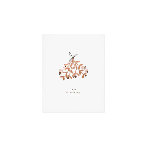 Orara Studio Lets Mistletoe Art Print
