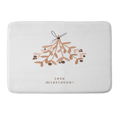 Orara Studio Lets Mistletoe Memory Foam Bath Mat