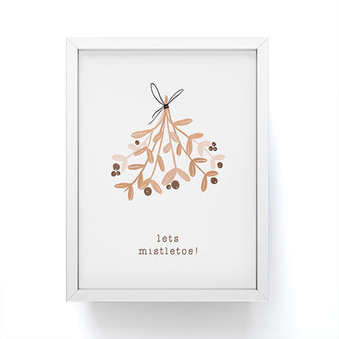 Orara Studio Lets Mistletoe Framed Mini Art Print