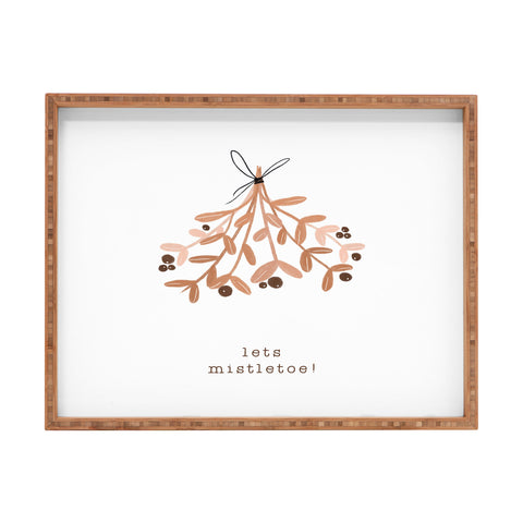 Orara Studio Lets Mistletoe Rectangular Tray