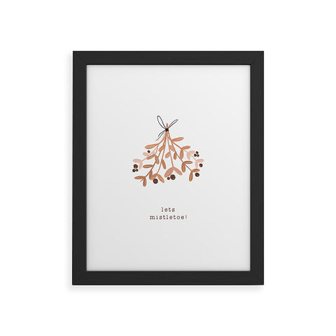 Orara Studio Lets Mistletoe Framed Art Print