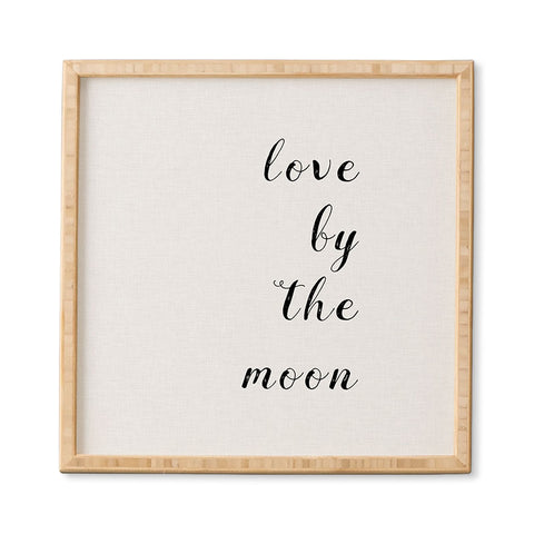 Orara Studio Love By The Moon Framed Wall Art