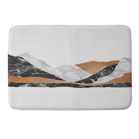 Orara Studio Marble Landscape I Memory Foam Bath Mat