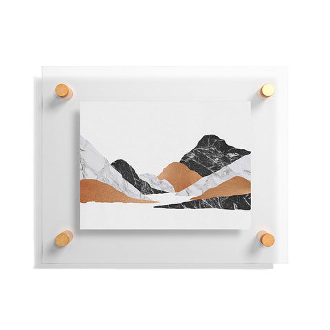 Orara Studio Marble Landscape II Floating Acrylic Print