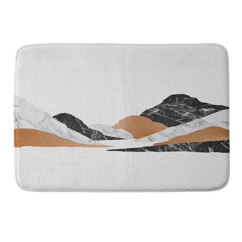 Orara Studio Marble Landscape II Memory Foam Bath Mat