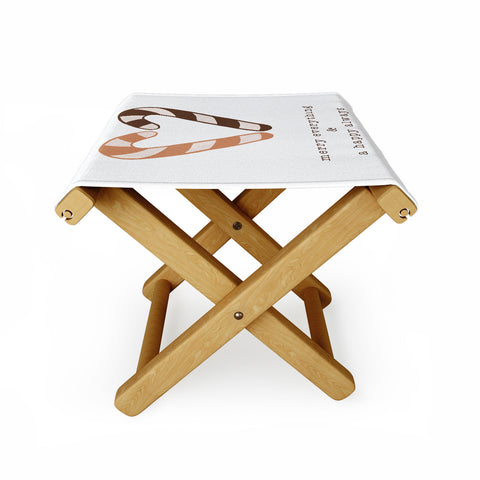 Orara Studio Merry Everything Typography Folding Stool