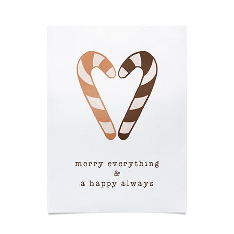 Orara Studio Merry Everything Typography Poster