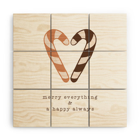 Orara Studio Merry Everything Typography Wood Wall Mural