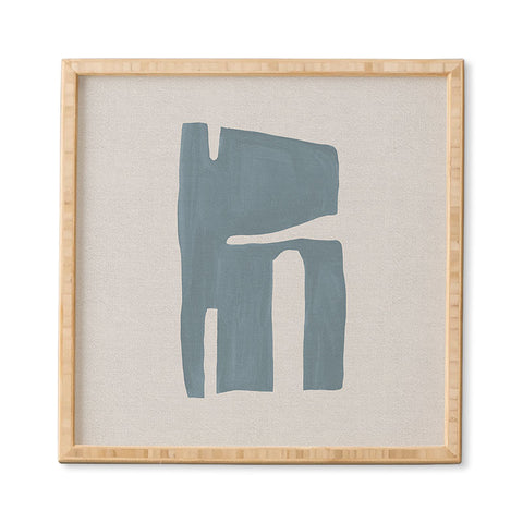 Orara Studio Mid Century Blue II Framed Wall Art