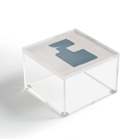 Orara Studio Mid Century Blue III Acrylic Box
