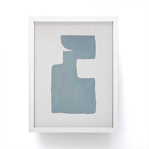 Orara Studio Mid Century Blue III Framed Mini Art Print